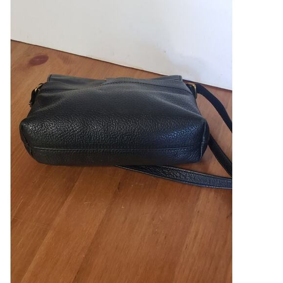 Fossil pebble leather crossbody bag small in size black super soft leath… - Picture 4 of 7